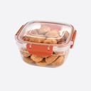 BOITE ALIMENTAIRE CARRE 900 ML MIX COULEURS 
