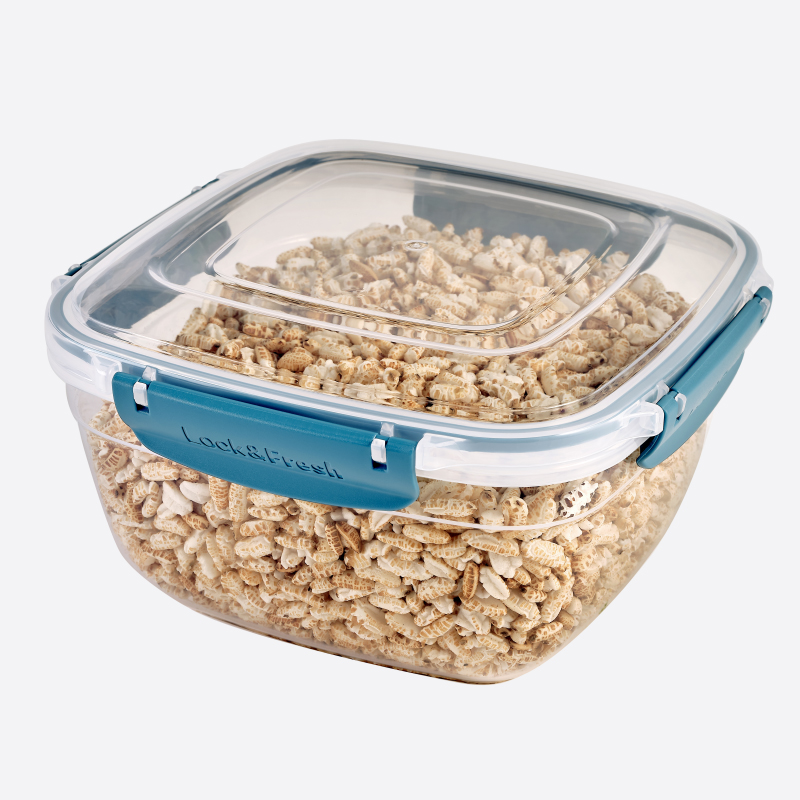 BOITE ALIMENTAIRE CARRE 2400 ML MIX COULEURS 
