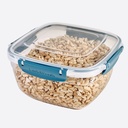 BOITE ALIMENTAIRE CARRE 2400 ML MIX COULEURS 