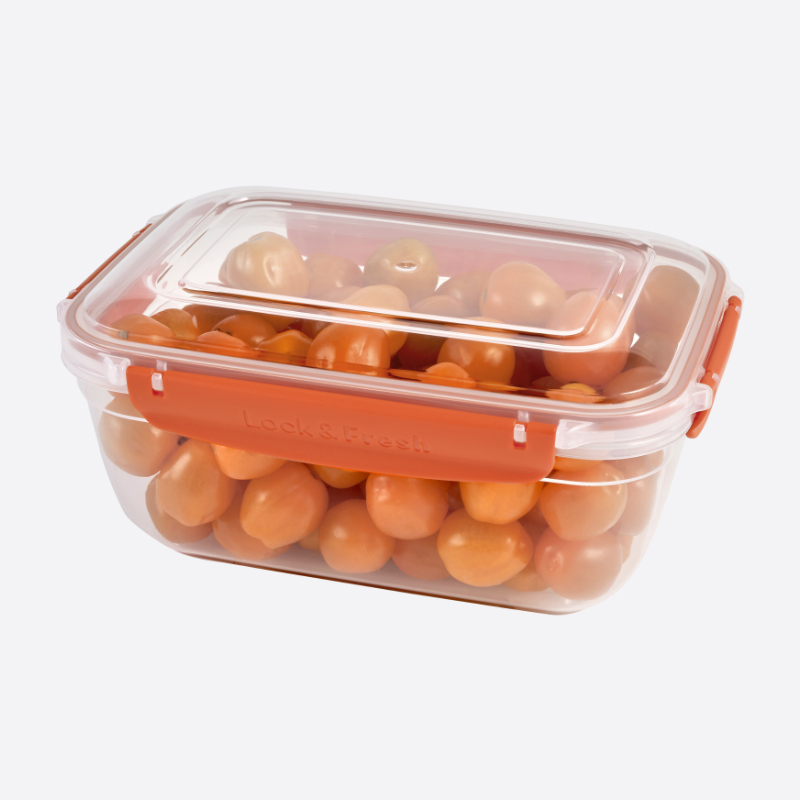BOITE ALIMENTAIRE RECTANGULAIRE 2300 ML MIX COULEURS 