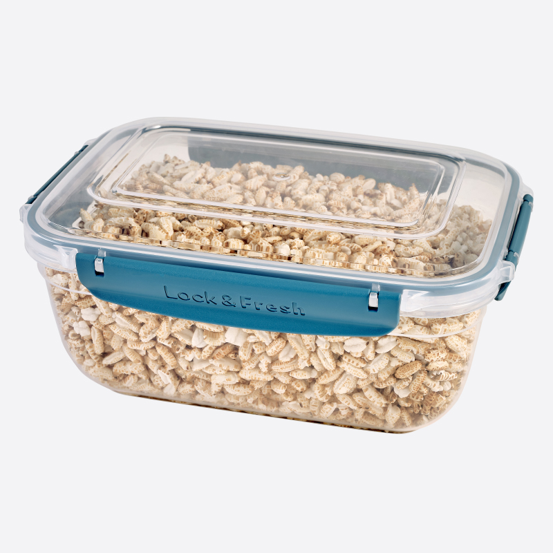 BOITE ALIMENTAIRE RECTANGULAIRE 4000 ML MIX COULEURS 