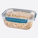 BOITE ALIMENTAIRE RECTANGULAIRE 4000 ML MIX COULEURS 
