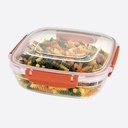 BOITE ALIMENTAIRE CARRE 2700 ML MIX COULEURS 