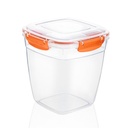 BOITE ALIMENTAIRE CARRE LONG 1900 ML MIX COULEURS 