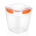 BOITE ALIMENTAIRE CARRE LONG 3200 ML MIX COULEURS 