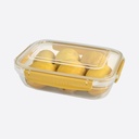 BOITE ALIMENTAIRE RECTANGULAIRE 1675 ML MIX COULEURS 