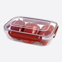 BOITE ALIMENTAIRE RECTANGULAIRE 2725 ML MIX COULEURS 