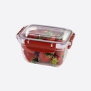BOITE ALIMENTAIRE RECTANGULAIRE 550 ML MIX COULEURS 