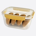 BOITE ALIMENTAIRE RECTANGULAIRE 5000 ML MIX COULEURS 