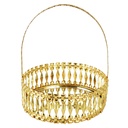 PANIER DECO 12 CM MODELE OR 