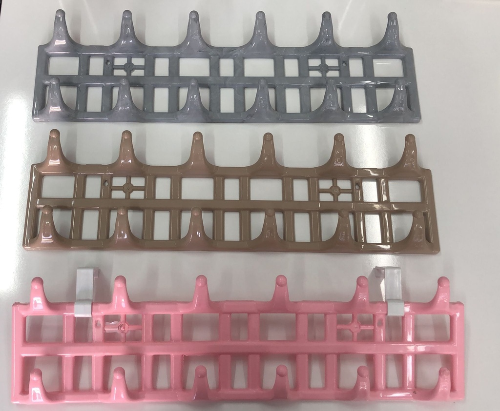 PORTE MANTEAU 52X11 CM MIX COULEURS
