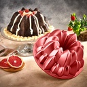 MOULE GATEAU GRANIT 24X13 CM MIX BORDEAU/NOIR
