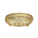 PLATEAU ROND DECO METAL MODELE OR 20 CM - MIX 3 DESIGNS 
