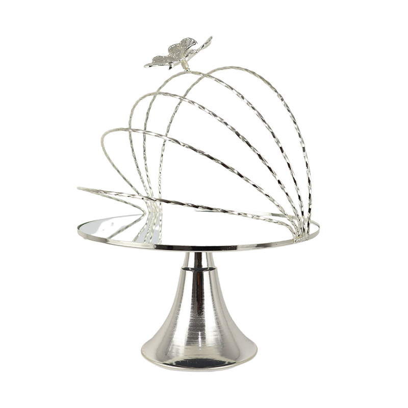 PRESENTOIR DECO METAL MODELE ARGENT 34X26 CM 