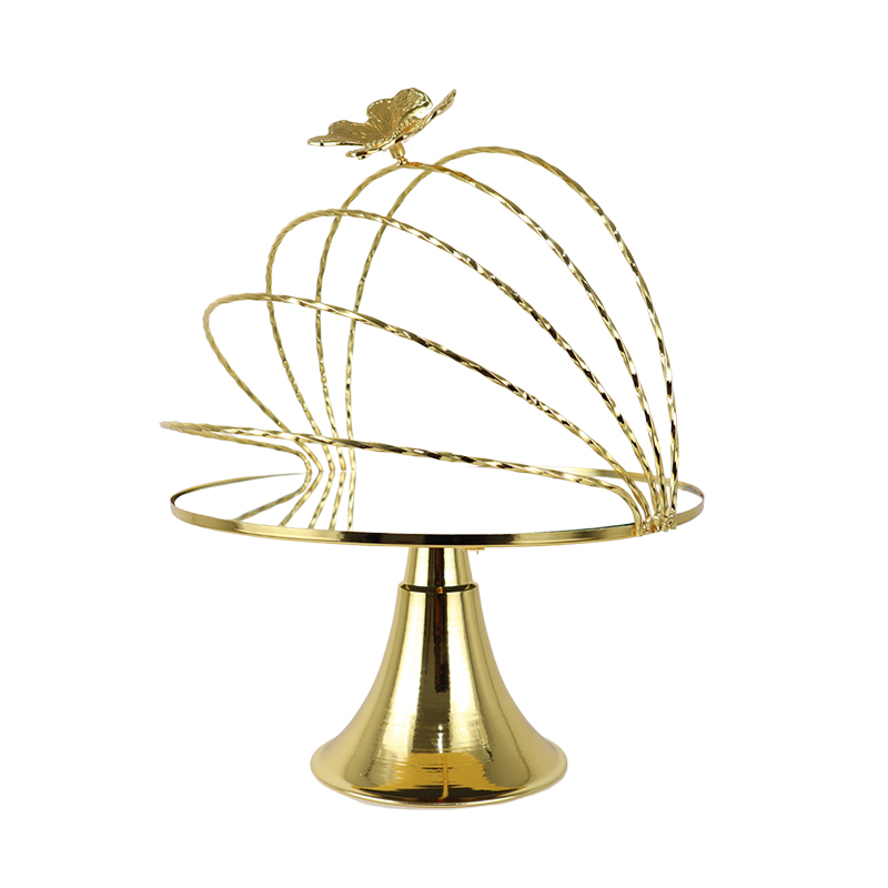 PRESENTOIR DECO METAL MODELE OR 34X26 CM 