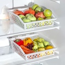 RANGEMENT REFREGIRATEUR PLAT 29X26X8 CM BLANC