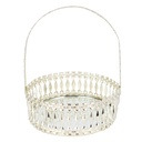 PANIER DECO 12 CM MODELE ARGENT