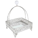 PANIER DECO 27X18 CM MODELE ARGENT