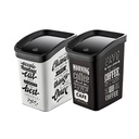 POUBELLE PLASTIQUE 3.3 LITRES 2 DESIGNS MIX 