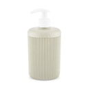 DISTRIBUTEUR SAVON 17.5X8.5CM MIX GRIS/BEIGE/CREME
