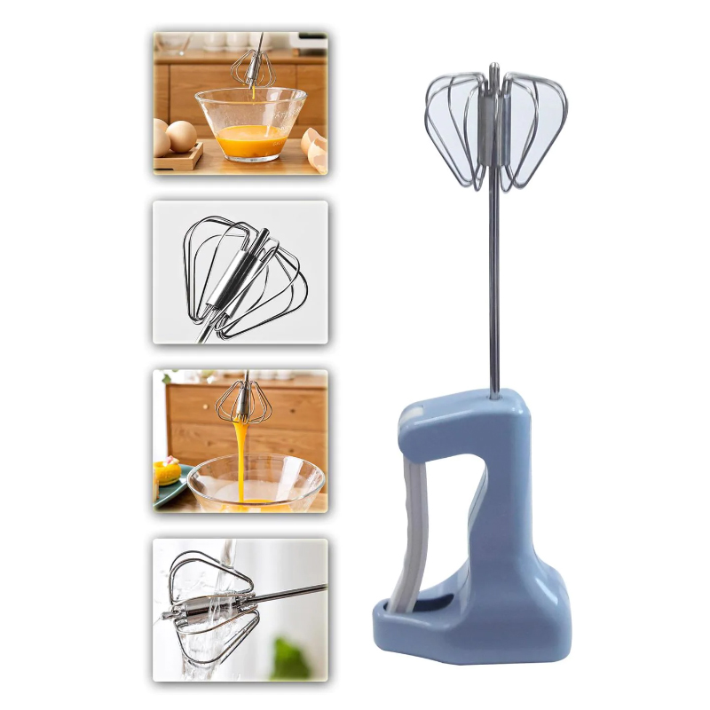 MIXER MANUEL 30X10X4 CM MIX ROSE/BLEU