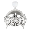 BOITE A SUCRE/BONBONS 14X11 CM MODELE ARGENT