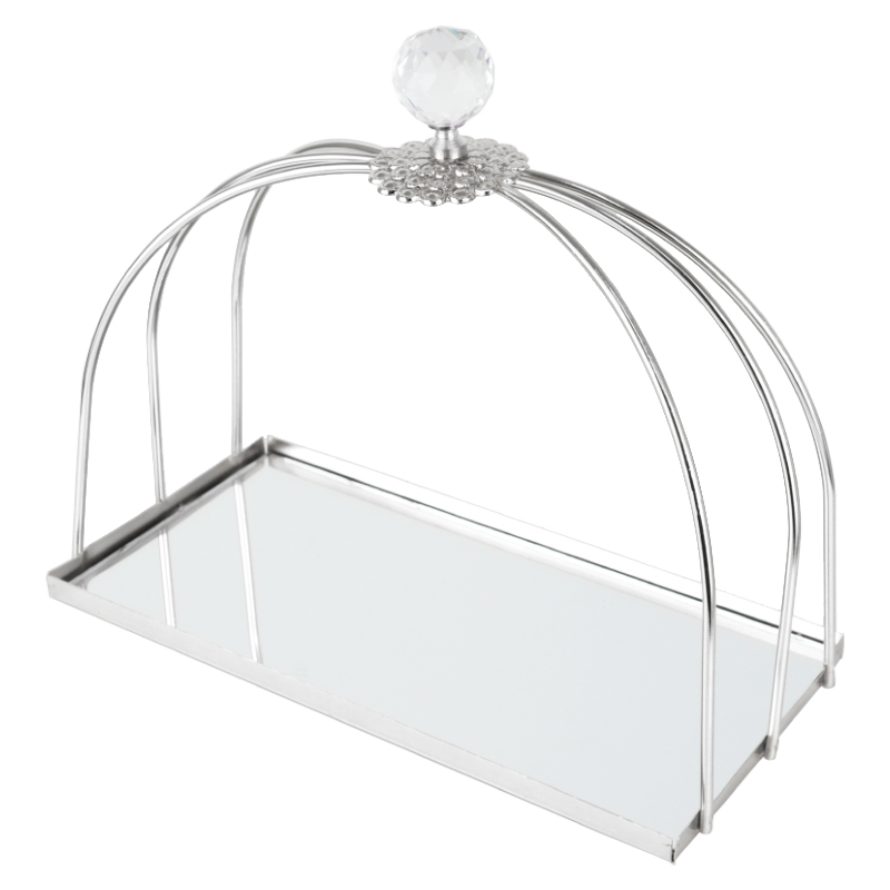PLATEAU DE PRESENTATION 22X13X25 CM MODELE ARGENT