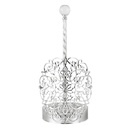 PORTE SERVIETTE 30X12 CM MODELE ARGENT