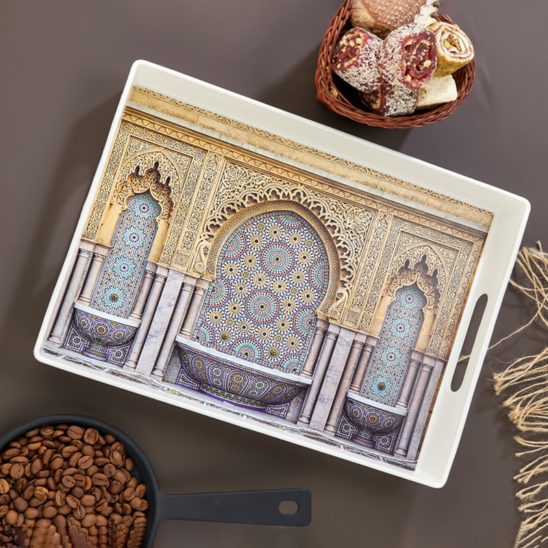 PLATEAU DECO NOUVEAU DESIGN 22X29 CM MIX 