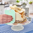 SET 6 PIECES COUPE PATE MIX BEIGE/VERT/BLANC