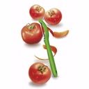 EPLUCHEUR TOMATE 17X2 CM MIX NOIR/BLANC/VERT