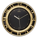HORLOGE MURALE DECORATIVE 30 CM MIX OR/ARGENT