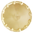 PLATEAU DECO PLASTIQUE 28 CM MODELE OR 