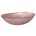 BOL LUXE VERRE 22 CM MIX ARGNT/BRONZE/ROSE