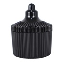 MINI POT PLASTIQUE 8X7 CM COULEUR NOIR