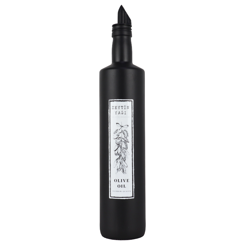 BOUTEILLE HUILE OLIVE 750 CC COULEUR NOIR