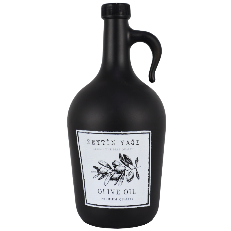 BOUTEILLE HUILE OLIVE 1500 CC COULEUR NOIR