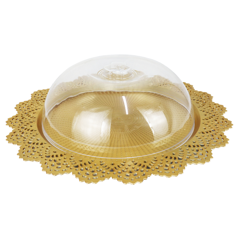 BOITE A GATEAU 35X12 CM MODELE OR 