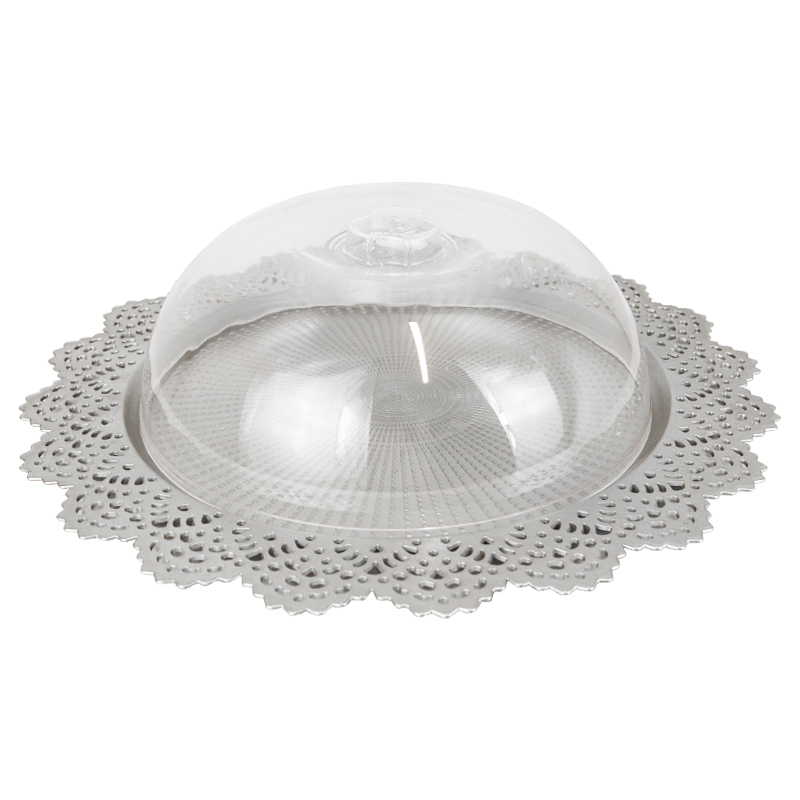 BOITE A GATEAU 35X12 CM MODELE ARGENT 
