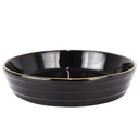 GRAND BOL CERAMIQUE 21 X 4 CM  MIX BLANC/NOIR