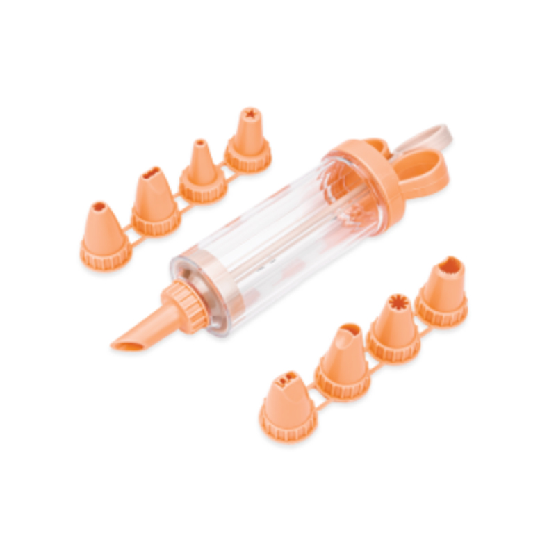 SET CREME PATISSERIE 7X5 CM MIX GRIS/ORANGE