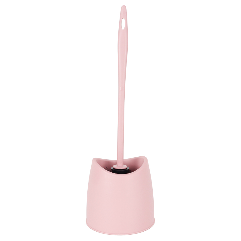 TOILETTE BROSSE WC 34X11 CM MIX GRIS/ROSE/BLANC