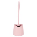 TOILETTE BROSSE WC 34X11 CM MIX GRIS/ROSE/BLANC
