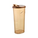 BOUTEILLE A HUILE PLASTIQUE 800 CC COULEUR MIEL 