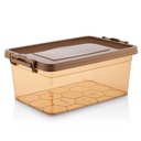 BOITE RANGEMENT 30 LITRES COULEUR MIEL 