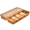 RANGE COUVERT SMART 28X40X55 CM  COULEUR MIEL 