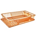 EGOUTTOIR 46X26X8 CM TRANSPARENT