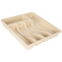 RANGE COUVERT GRAND MODELE 35X34X5 CM COULEUR MIX BLANC/BEIGE/GRIS
