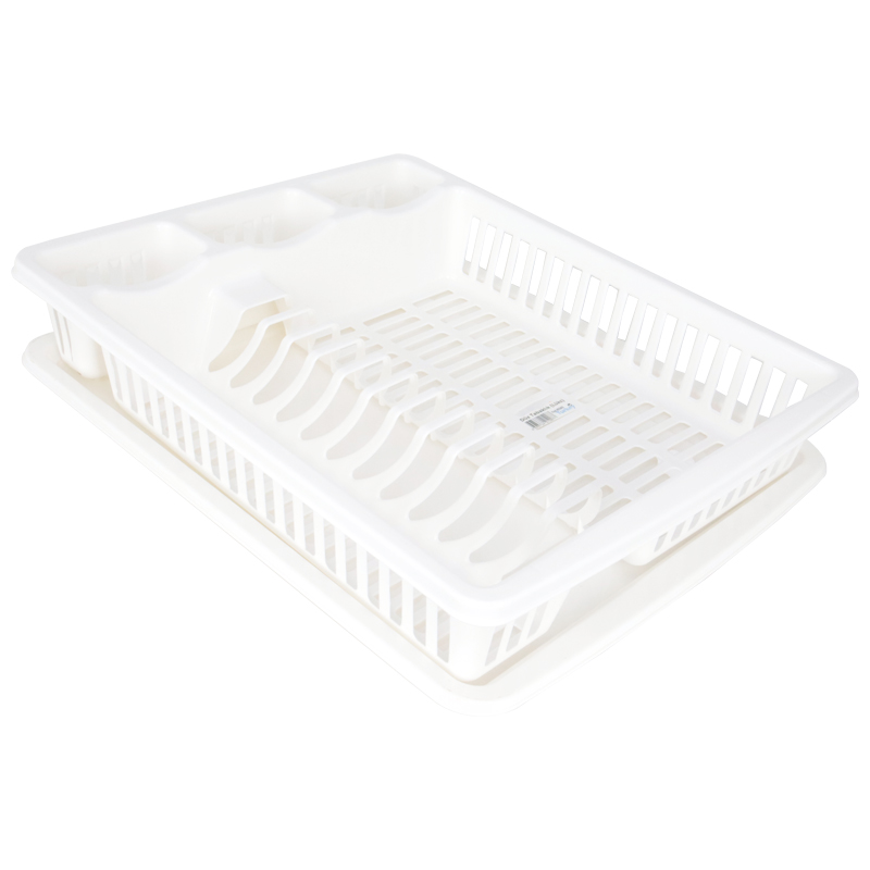 EGOUTTOIR VAISSELLE 46X36X9 CM COULEUR BLANC