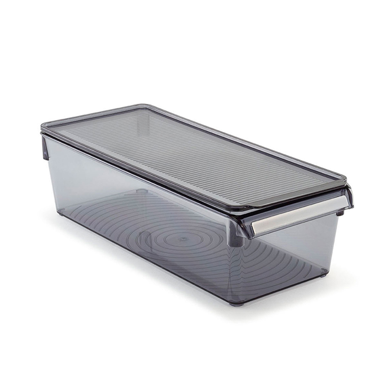 RANGEMENT REFREGIRATEUR AVEC COUVERCLE COULEUR MAT 29X15X10 CM 